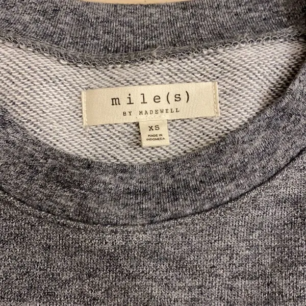 Miles by Madewell Embroidered-Trim Crop Sweatshirt C23‎ - Image 7