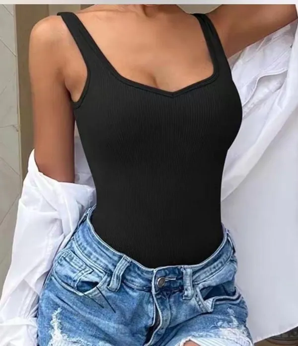 OQQ Bodysuit Amazon Seamless Ribbed Slimming set - Image 3