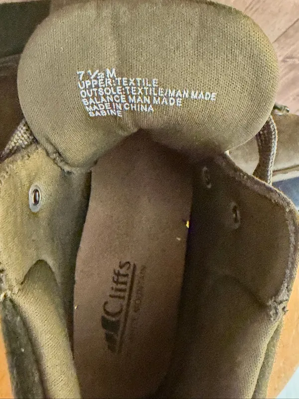 Cliffs by White Mountain Women’s Size 7.5 Olive Green Lace-Up Hiker Ankle Boots - Image 7