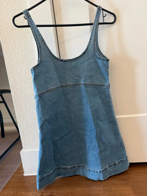 Princess Polly Mini Denim Dress - Image 3