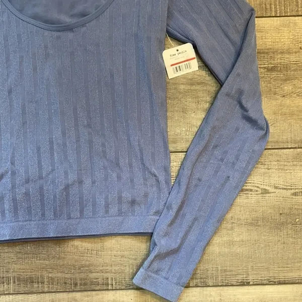 Free People Lucky You Blue Layering Top - Image 6