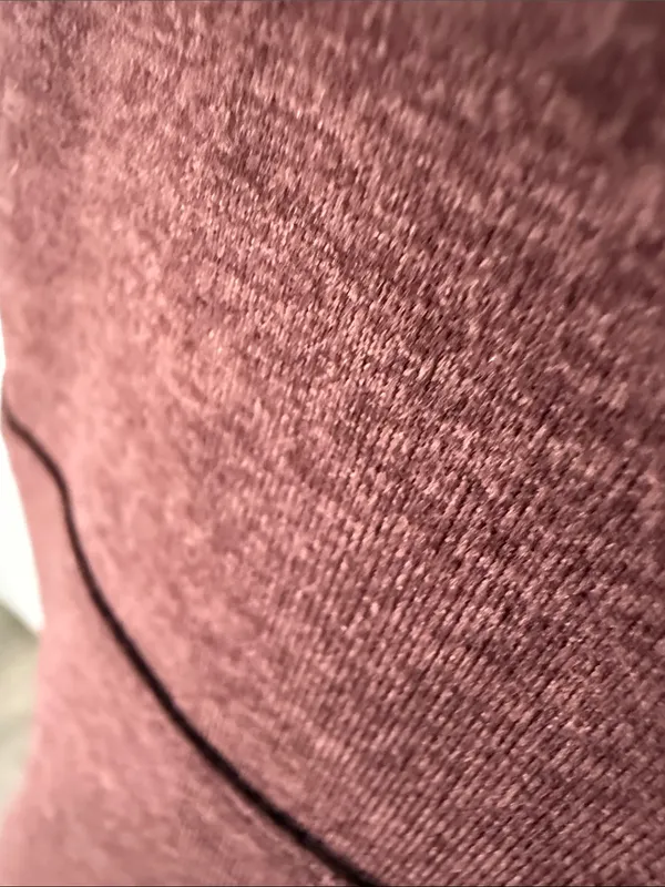 Vuori Woman’s Halo Performance Hoodie 2.0 in Fig Heather - Image 7