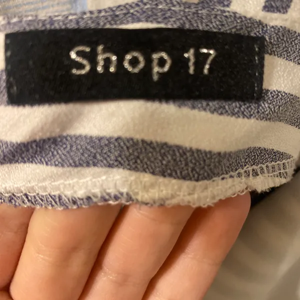 Striped Jumpsuit Shop 17 Blue White - Image 5