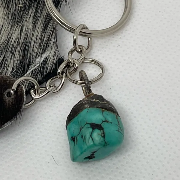 Cowhide chapstick holder. Attach to purse or backpack to keep it handy! - Image 4