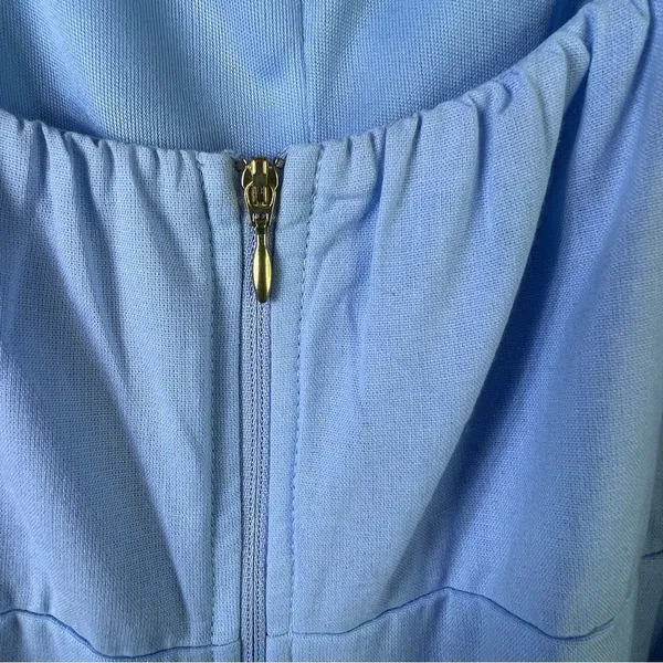 OOTD Rocks XL Light Blue Capri Wide Leg Sleeveless Jumpsuit Adjustable S… - Image 11