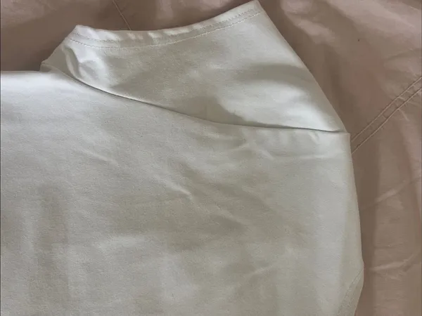 Free People White Square-Neck Short Sleeve Bodysuit - Image 7