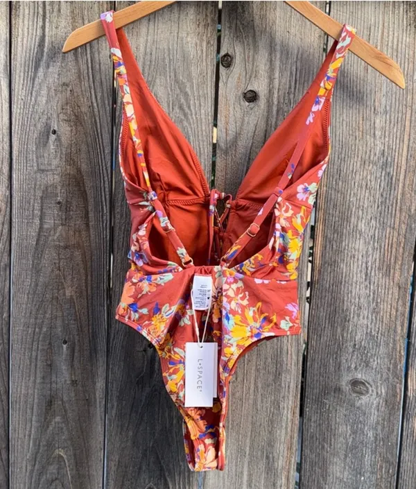L*SPACE Printed Belle One-Piece Swimsuit Size XS - Image 6