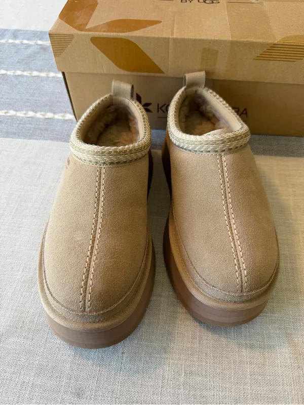 Koolaburra by Ugg Women’s Buree Platform Slippers Desert Stone Size 6 - Image 4