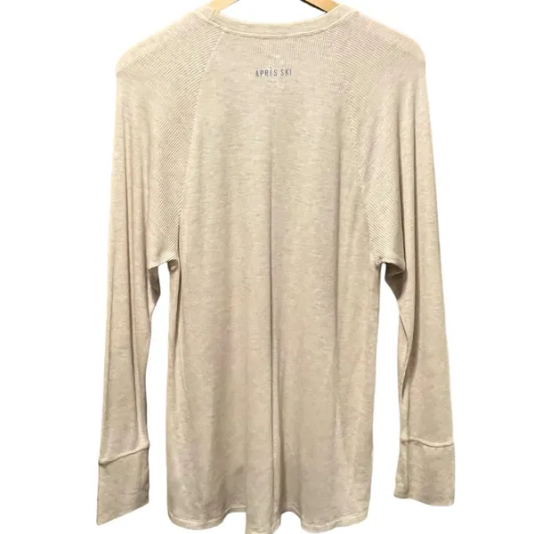 Aerie Ski Bunny NWT Real Soft Waffle Knit Thermal‎ Long Sleeve top Size Medium - Image 7