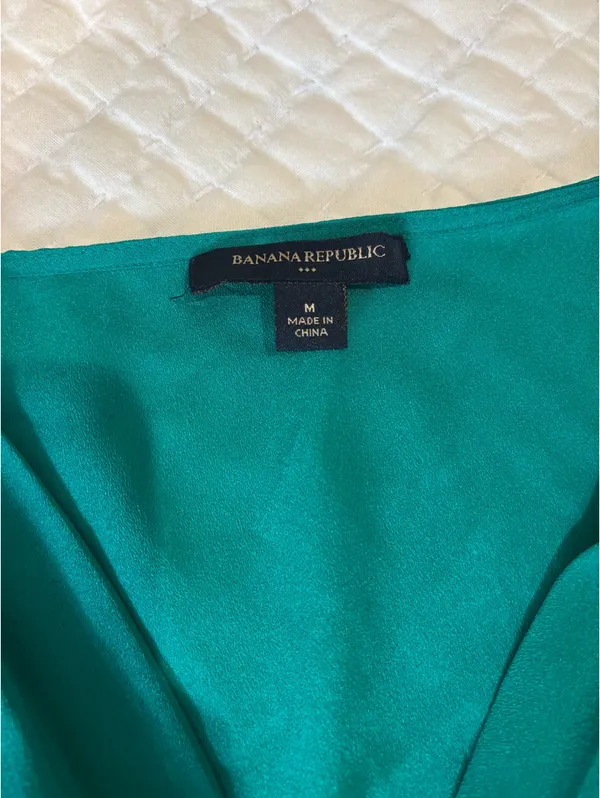 Banana Republic Turquoise Blouse - Image 3