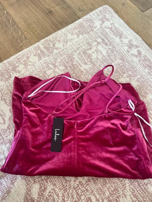 Deep Pink Mini Dress - Image 4