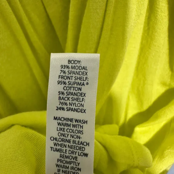 Victoria's Secret Fashions Best Kept Secret Bra Top M Chartreuse Shelf Bra Cami - Image 5