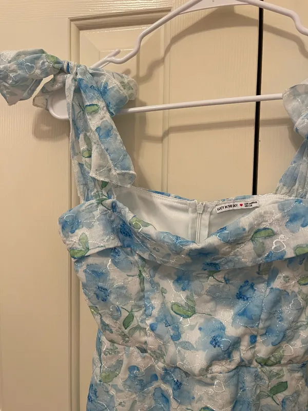Lucy in the Sky Floral Mini Dress - Image 2