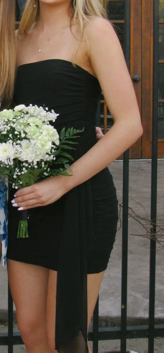 Black Homecoming Dress Size M - Image 2