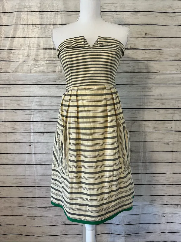 Maeve by Anthropolgie Women’s Changing Stripes Strapless Dress Size 4 - Image 6