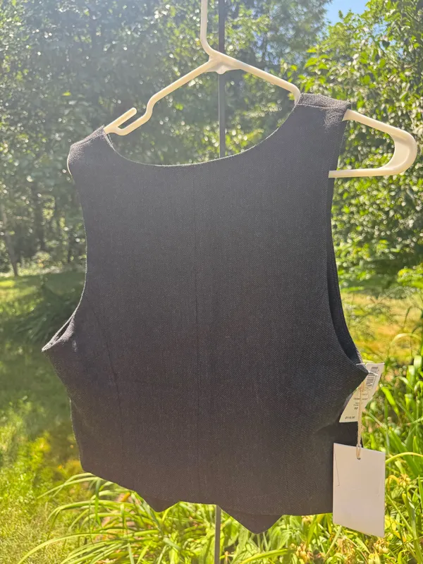 Aritzia Wilfred Heather Grey Tank Vest - Image 5