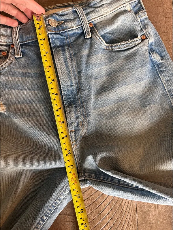 MOTHER Superior High Waisted Rider Skimp Jeans in The Confession Wash Women’s 27 - Image 15