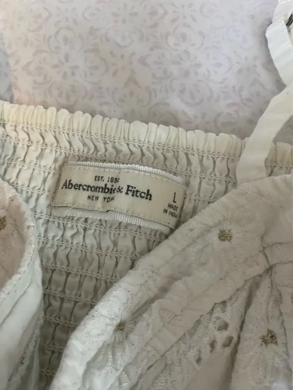 Abercrombie & fitch white tank top - Image 7
