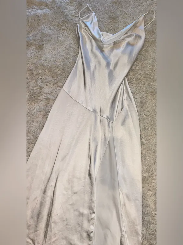 NEW‎ Elliatt Clementine Cowl Neck Maxi Dress In white Sz M - Image 6