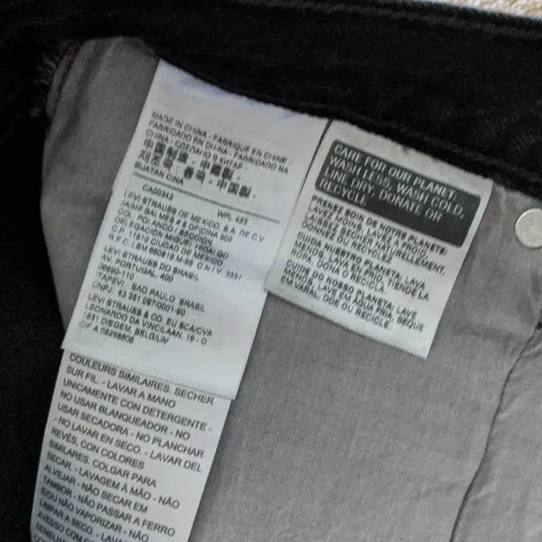 {Levi's} High Rise Deconstructed Button Fly Skirt - Image 10