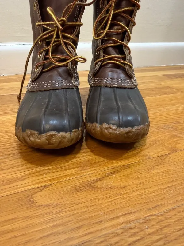 L.L. Bean Boots Original Maine Hunting Shoe Vintage 1980s Women's 6 - Image 6
