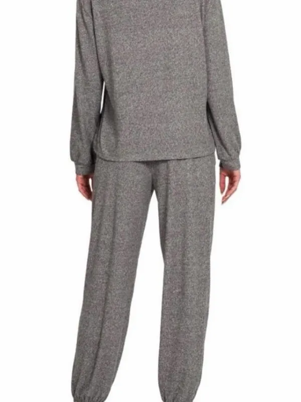 Zenana Soft Melange Hacci Jogger - Image 3