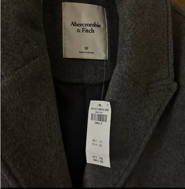 Abercrombie Wool-Blend Tailored Topcoat - Image 2
