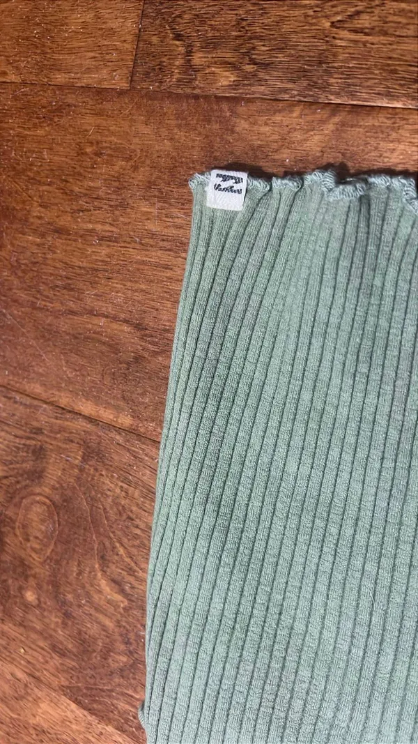 Billabong Green Ribbed Tank - Image 4