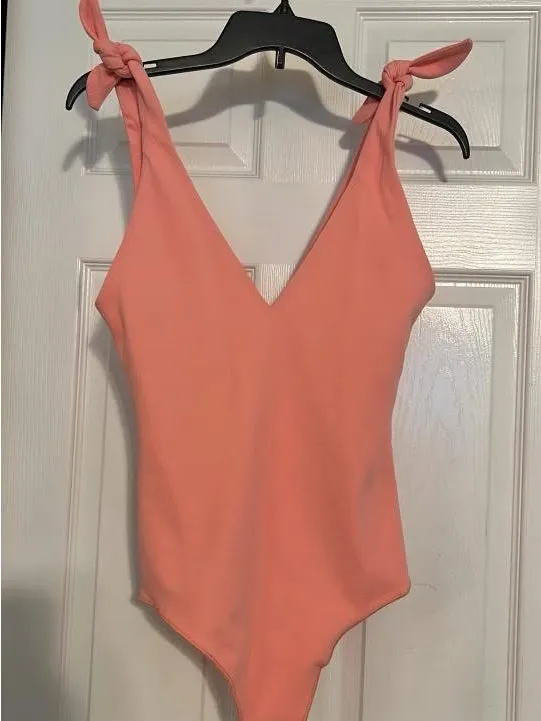 Show Me Your Mumu V-Neck Tie-Shoulder Body Suit - Image 2