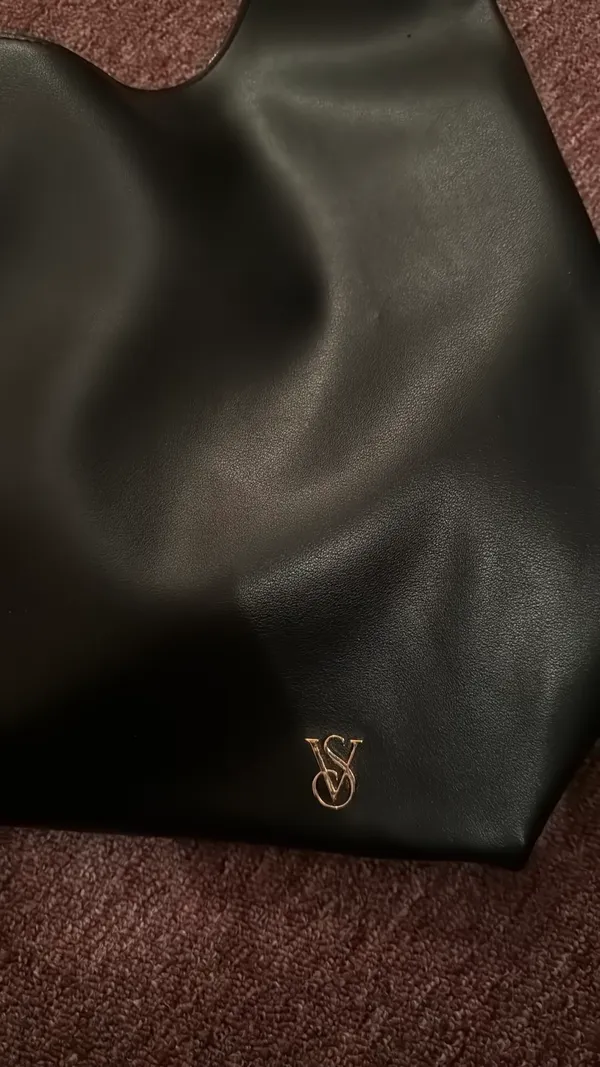 Victoria's Secret Bag Tote Black Large - Image 3