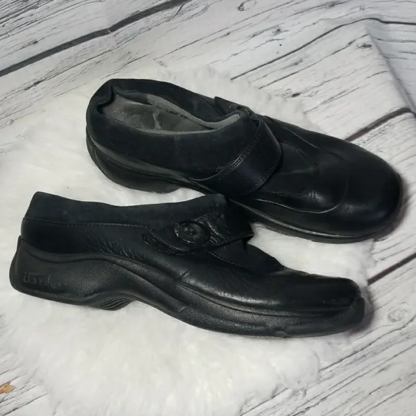 Dansko slip on black clog mule nursing career shoes sz 9 - Image 2