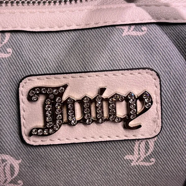 Juicy Couture Denim and White Mini Bag - Image 3