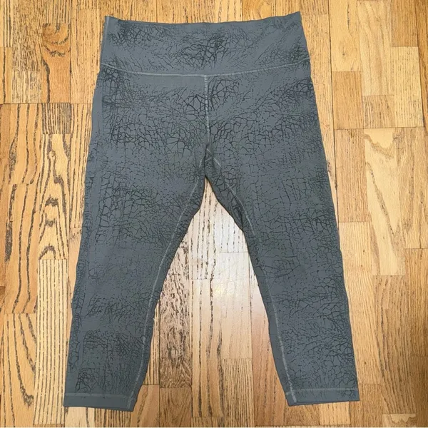 Lululemon Wunder Train HR Tight 23” Dye Size 16 Thread Dye Rover Black‎ TRD4 - Image 2