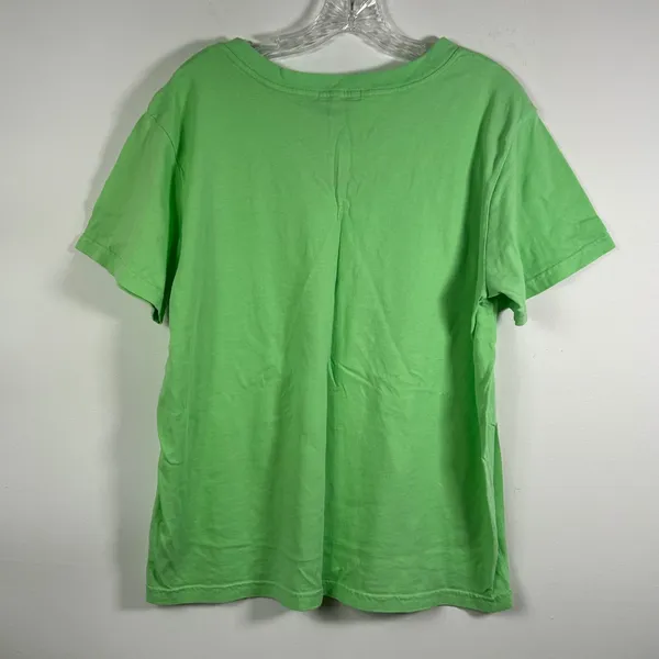 Fresh Produce Laguna V-Neck T-Shirt Meadow Green Cotton USA‎ XL - Image 2