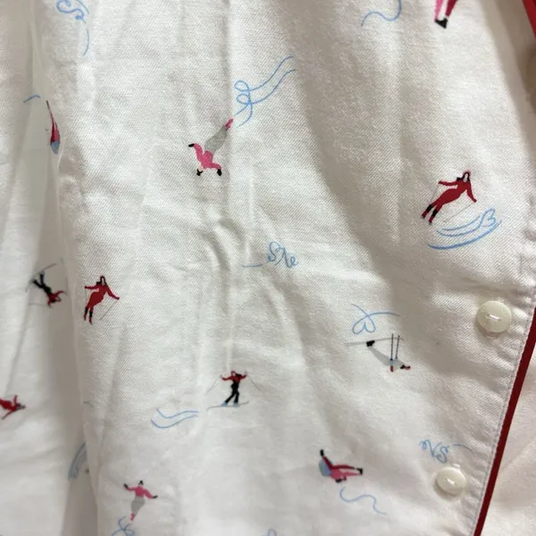 VICTORIA'S SECRET Short PJ SET Light Flannel Winter Wonderland Size Large NWT - Image 4