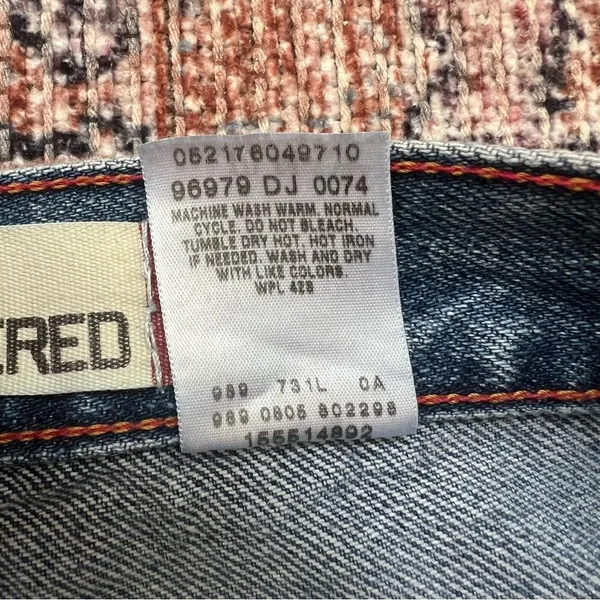Vintage LEVI’s 550 High Rise Relaxed Fit Tapered Leg Mom Jeans Blue Size 10 - Image 8