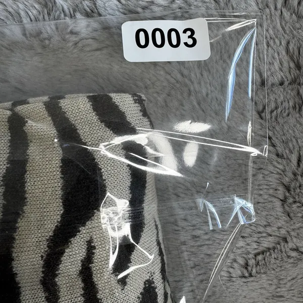 Crew Neck Lightweight Zebra‎ Print Sweater Sz S Side Zippers - Image 12