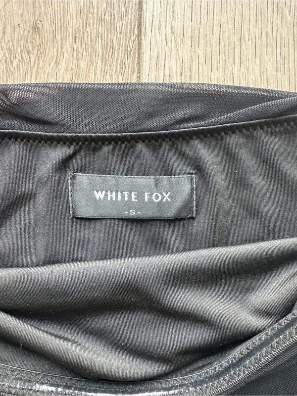 White Fox Taking Advantage Mini Dress Black - Image 2