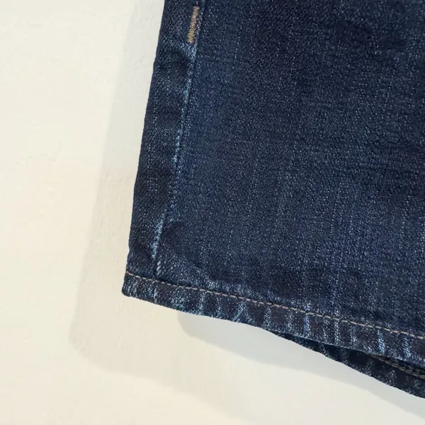 Helmut Lang Shorts Size 24 Dark Wash‎ Blue Denim Downtown Girl Alt Grunge Chic - Image 4