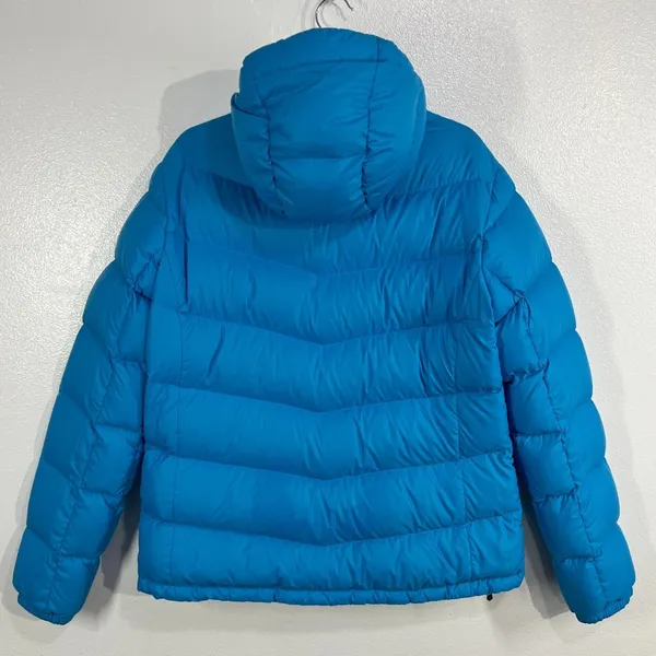 The North Face 700 Down Puffer Jacket‎ Womens [Size] Blue Quilted Hooded Fall - Image 2
