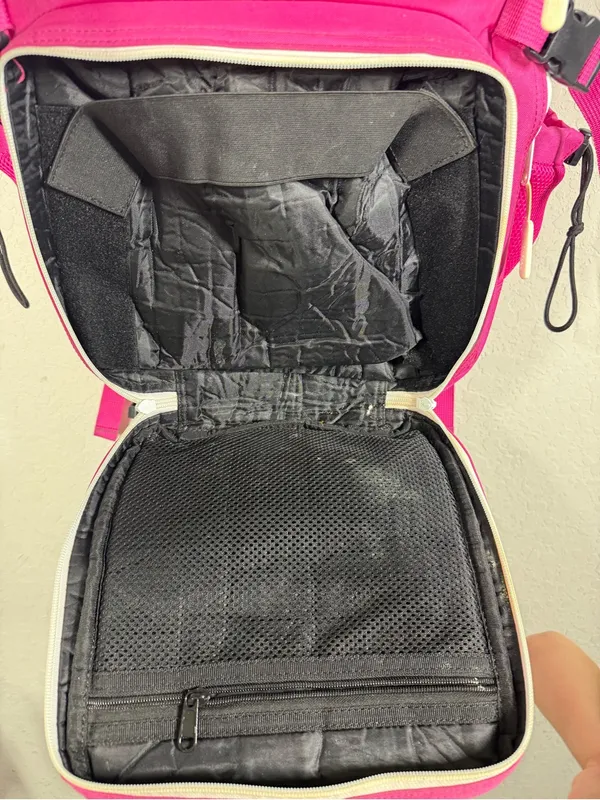 Wolfpak Meal Prep Tactical Backpack Pink - Image 4