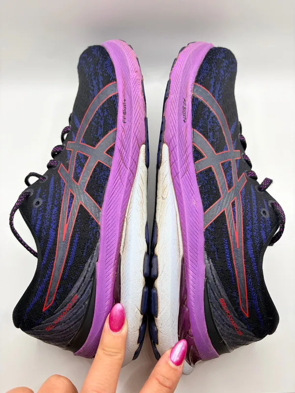 ASICS Gel Kayano 29 Wide Running Shoes Women’s US 9 Black Purple Athletic - Image 7