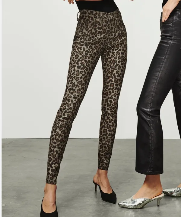 Veronica Beard Mid Rise Leopard Skinny Jean Size 28/6 - Image 2