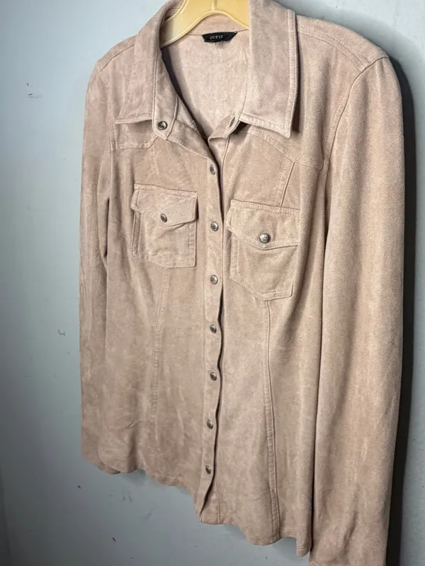 Guess Tan Western Shirt - Image 2
