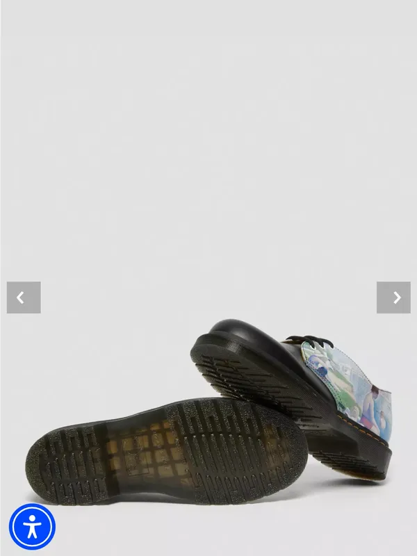 Dr. Martens 1461 THE NATIONAL GALLERY SEURAT OXFORD SHOES Bathers at Asnières - Image 9