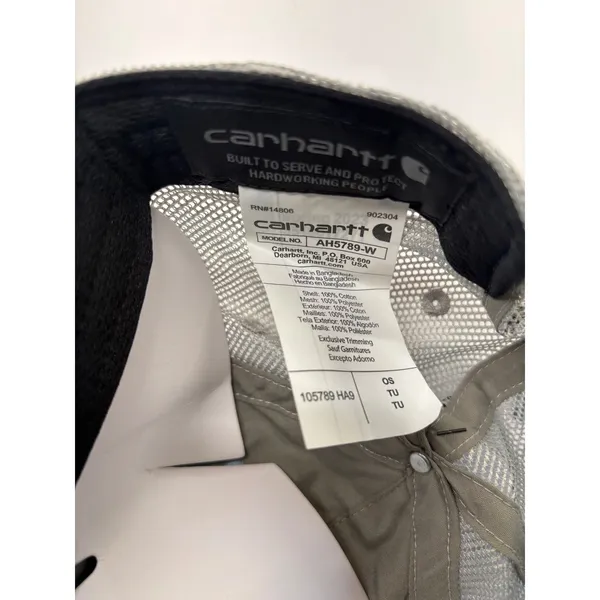 Carhartt Canvas Mesh-Back Cap Women OS Blue Force Trucker Hat AH5789-W - Image 8