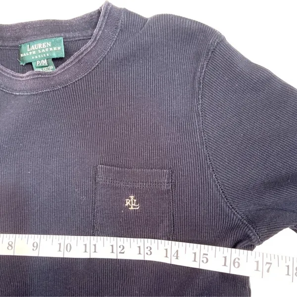 Ralph Lauren Petite Medium Blue100% Cotton Short Sleeve T-shirt 88e - Image 4