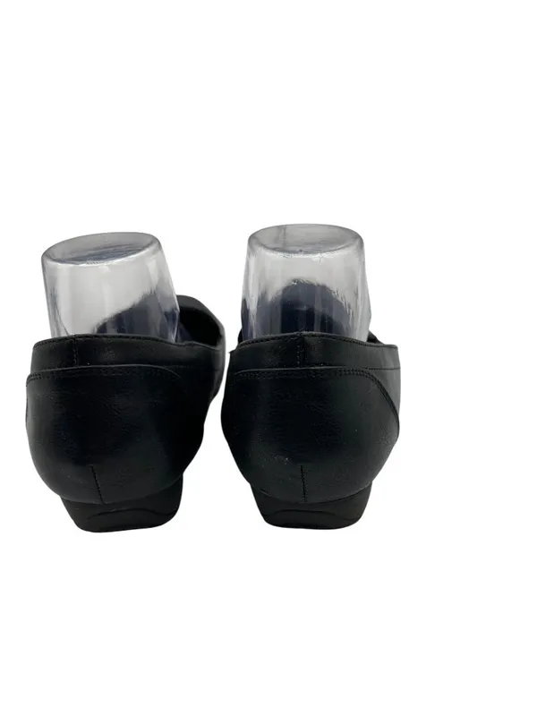 Clarks Size 10W Flex Step Clasic Stylist Black Comfort Shoes - Image 7