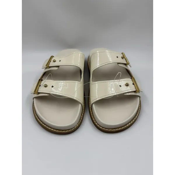Cole Haan Women's Marisol Footbed Sandal Slides White Size 8 Med (W31883) New - Image 3