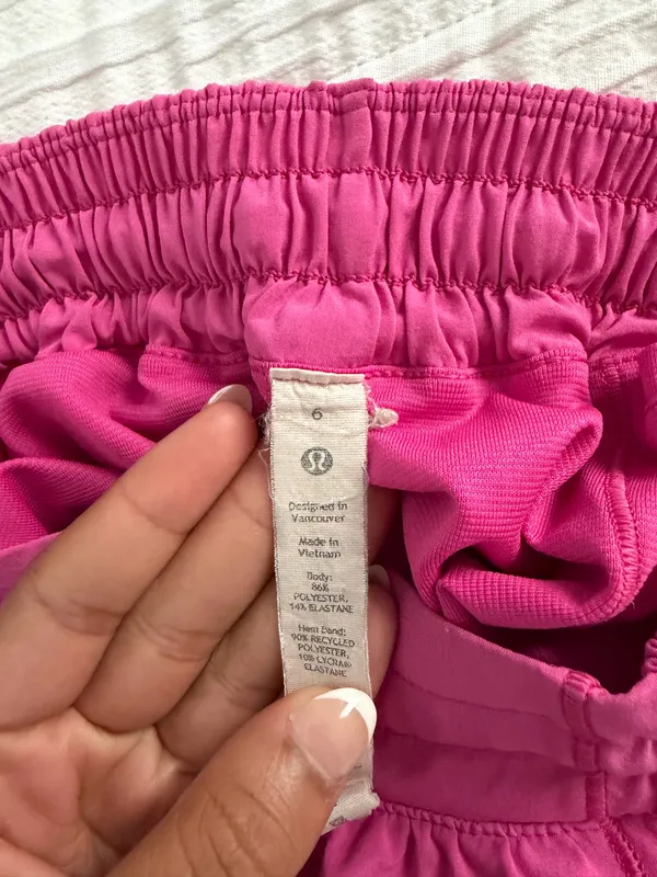 Lululemon Hot Pink Hotty Hot Shorts - Image 6